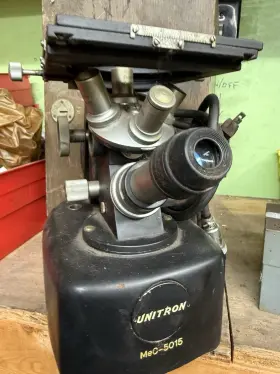 Mec-5015 Unitron Portable Metallurgical Microscope Chevrolet Mfg Museum Classic