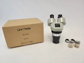 Wf10x Unitrons 15303 Unitron 4x Stereo Binocular Microscope Head With Eyepieces Optics Fsb