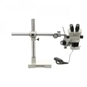 18712 Unitrons # Lx Microscopes By Unitron S-z Binocular Single Boom Fl Ring Light