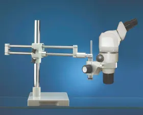 23814rb Unitrons # Lx Microscopes By Unitron System 273rb Vip With Dual Boom Ball-bearing Stand