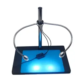 Upwtkim 760627139681 Usb Dual Gooseneck Adjustable Led Spot Lights Illuminator Lamp For 25 32mm St
