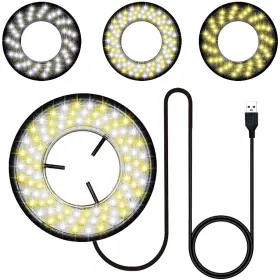Upwtkim 760627293116 Light Microscope Led Ring Illuminator Usb Adjustable For Indu