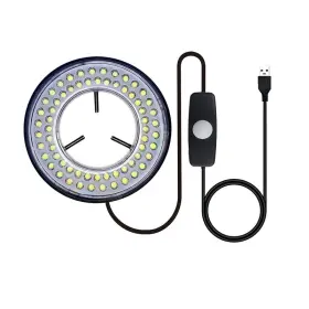 Upwtkim 760627293130 Light Microscope Led Ring Illuminator Usb Adjustable For Indu
