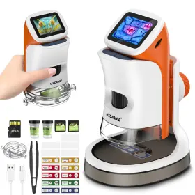 Us-1005a Uscamel Handheld Microscope For Kids 8-12 1000x Portable Digital W