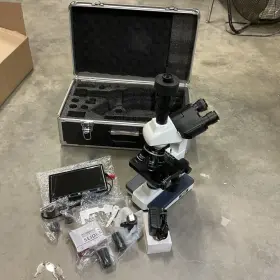 40x-2500x Vabiooth Vb-m002 Lab Compound Trinocular Microscope With Led Sceen
