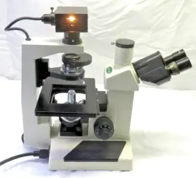1293cmi Vanguard Phase Contrast Inverted Microscope With 3 Objectives For Parts/repair