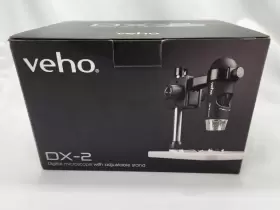 Veho Vms-007-dx2 Dx-2 Usb 5mp Microscope 300x Magnification With Adjustable Stand Vid Record