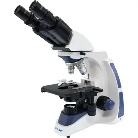 Ve-b1 Velab Binocular Microscope Siedentopf Type 4 Lenses 4.92 Inch 2-layer Stage