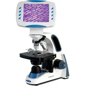 Ve-m5lcd Velab Digital Microscope Lcd 4 Lenses 5.11 Inch X 2-layer Stage