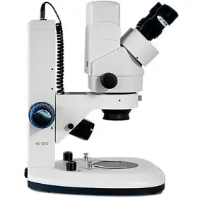 Ve-s5c Velab Int Binocular Stereoscope Microscope 1.3 Mp Camera Zoom System