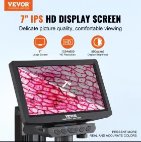 10-1200x Vevor 197988783695 Digital Microscope Coin 7in Ips Screen Magnification #2