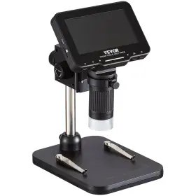 50x-1000x Vevor 840349955179 Digital Microscope 4.3 Inch Ips Screen Magnification 1080p Photo/