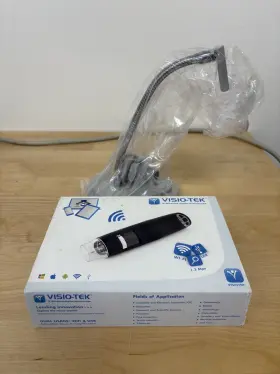 29.950 Visio-tek 606280657059 Grobet Led Wireless Digital Microscope For Android And Ios With Stand