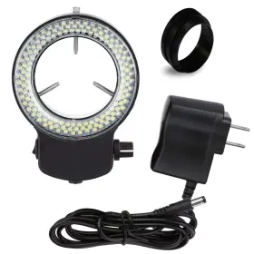Vmlifr09b Vision Scientific 753070022709 Black Adjustable 144 Led Ring Light For Stereo Microscope 2.5 Inch 62.5