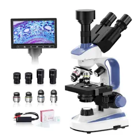 40x-2500x Vitano 975693574463 Microscope For Adults With Magnification Dual-view Lab Trinocular