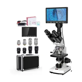 40x-2500x Vitano Vt11 Microscope For Adults With Magnification Lab Trinocular Compound M