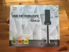 250x Vitiny Um12 Usb Digital Microscope 5mp Magnification Led Brand New