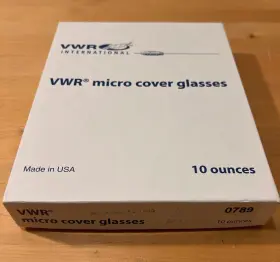 48393-150 Vwr Case Of 10 Micro Cover Glasses Rectangular No 1 1/2 22x30mm Cat #3