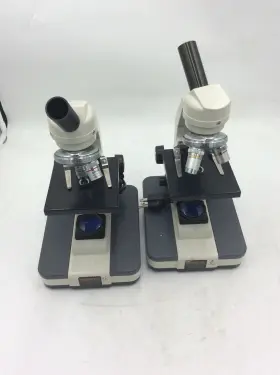 2001060294 Wards Lot Of 2 Essentials Standart Compound Microscope With Objectives