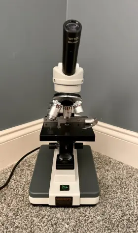 24-2130 Wards Compound Light Microscope With Objectives 4x 10x 40x Homeschool Science #2