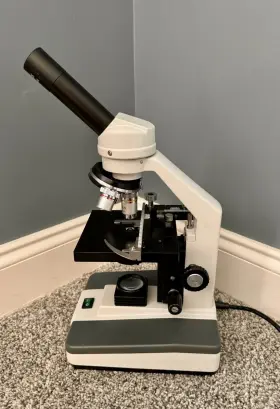 24-2130 Wards Compound Light Microscope With Objectives 4x 10x 40x Homeschool Science #3