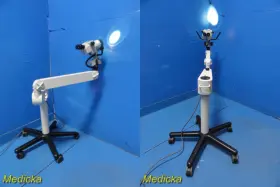38979 Welch Allyn 88520 Halogen Colposcope With Binocular Head And Rolling Base