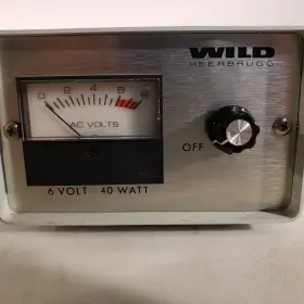 001018 Wild Heerbrug Heerbrugg A 6v 40w Microscope Lamp Power Supply 120v 50w Input #2