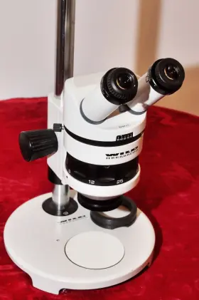 228711 Wild Heerbrugg Swiss-made M5a Stereo Microscope - Benchmark Optics And Mechanics