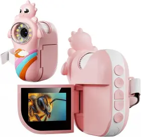 Scope-11 Winwend Kids Microscope 1000x Handheld Portable With 8 Adjustable Led Pink #2