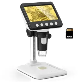 Wkr 037166613126 Coin Microscope For Error Coins 4.3 Inches 1080p Lcd Digital 50x