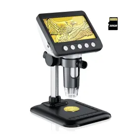1000x Wkr 735550382213 Digital Microscope 4.3 Inch Lcd Usb Coin 1080p Error Magn