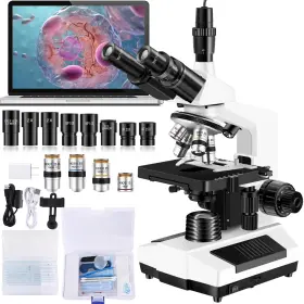 Djds6678 Woehrsh Microscopes For Adults Wf10x And Wf25x Eyepieces Compound Microscope