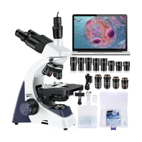 40x-5000x Woehrsh Ex-06e0 Microscope For Adults Magnification Lab Grade