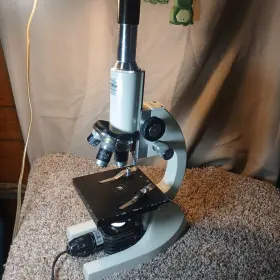 00030451 Wolfe Carolina Biological Microscope Educational Science Vntg - Works Sold As Is