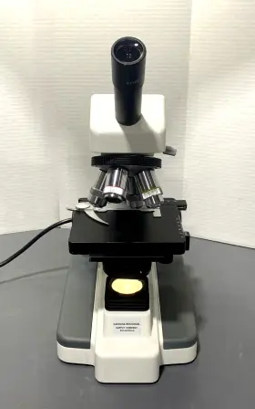 59-1147 Wolfe Carolina Biological Microscope With 4 Objectives Tested
