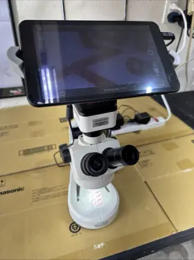 C59-1835 Wolfe Stereo Microscope 10x/30x Moticam X3 Wifi Camera And Tablet