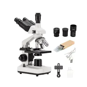 40x-5000x Wqv 6680tm-40/5000 Compound Microscope Professional Trinocular