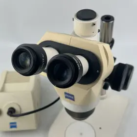 2000-c Zeiss Stemi Microscope And Schott Kl 200 Light Source Combo Set #2