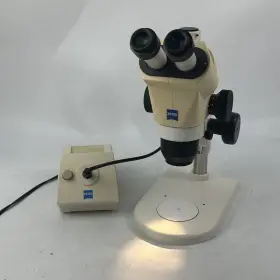 2000-c Zeiss Stemi Microscope And Schott Kl 200 Light Source Combo Set