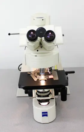 3363983 Zeiss 209612 Axioplan 2ie Microscope Fluorescence Trinocular Objectives Us