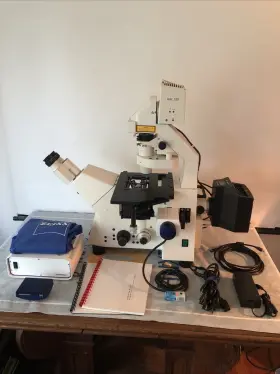 2101000117 Zeiss Axiovert 200m Inverted Fluorescence Microscope With Apotome.2 And Controller