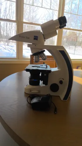 415500-0020-000 Zeiss Primo Star Binocular Microscope 4 10 40 100 Plan-achromat Objectives