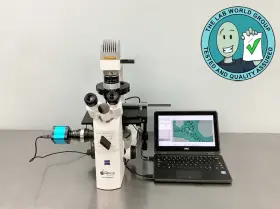 Zeiss 431030-9040-000 Axio Vert A1 Inverted Microscope With Warranty See Video