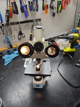 450905 Zeiss Axiolab Drb Kt Microscope #2