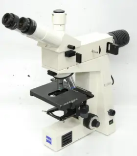 450909 Zeiss Axiolab A Microscope With Reflective-light Illuminator H Epiplan Objectives