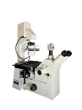 451311 Zeiss Axiovert 100 Inverted Phase Contrast Dic Microscope