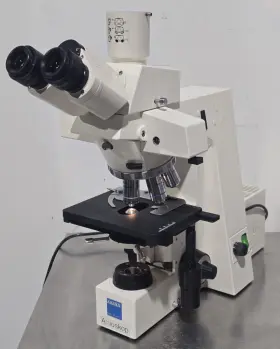 451485 Zeiss Axioskop Microscope With Magnification Changer And 4x 10x 40x 100x Plan-achr #3