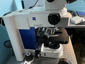 490018-0001-000 Zeiss Axio Imager M2 Motorized Fluorescence Microscope Dual Camera