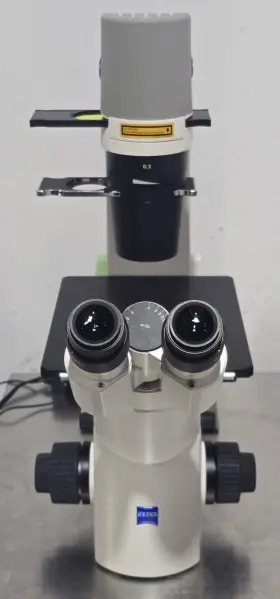 491206-0001-000 Zeiss Primo Vert Inverted Phase Contrast Tissue Culture Microscope #2