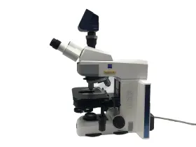 Scope.a1 Zeiss Microscope Axio Scope A1 With 2 Objective Tested Working